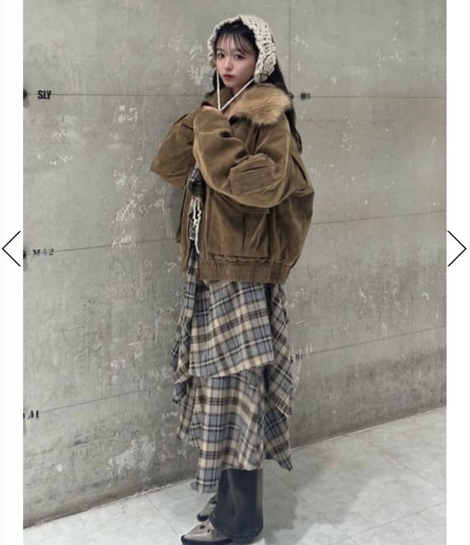 《即完売品》SLY WASHED PUFFER ブルゾン⭐︎ベージュ⭐︎スライ新品