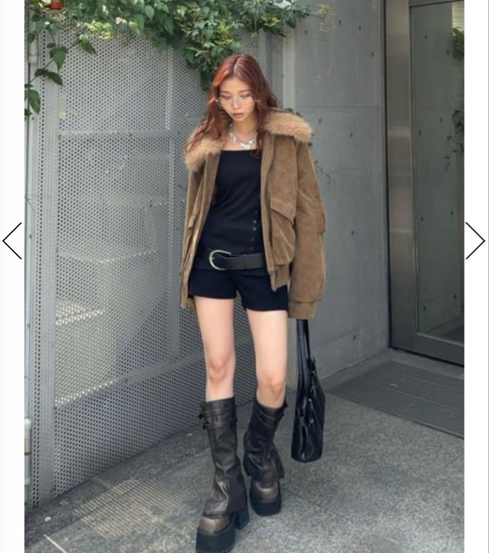 《即完売品》SLY WASHED PUFFER ブルゾン⭐︎ベージュ⭐︎スライ新品