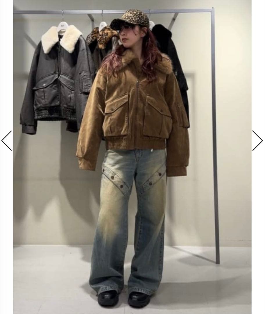 《即完売品》SLY WASHED PUFFER ブルゾン⭐︎ベージュ⭐︎スライ新品