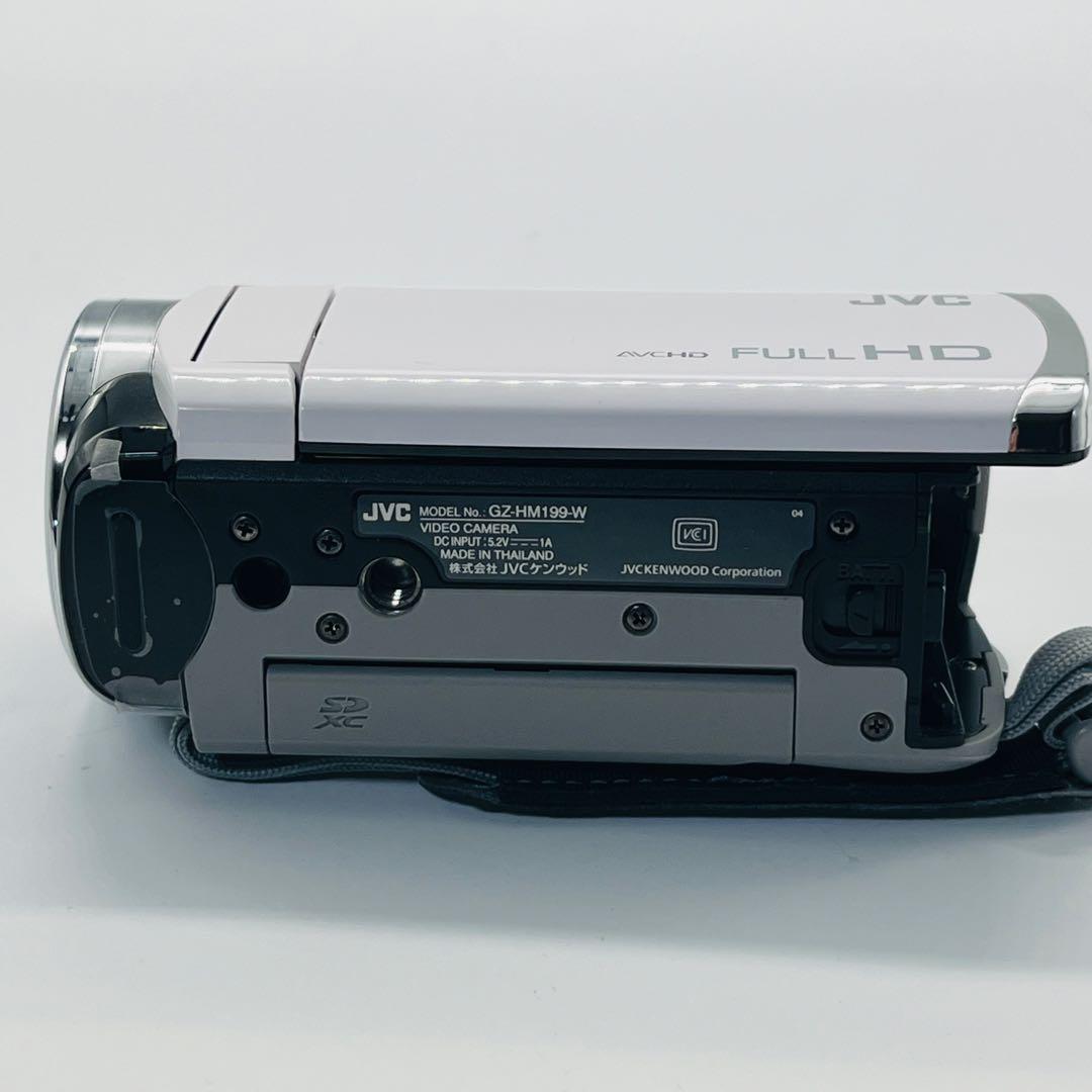 極美品　GZ-HM199-W JVC ビデオカメラ　ほぼ未使用品