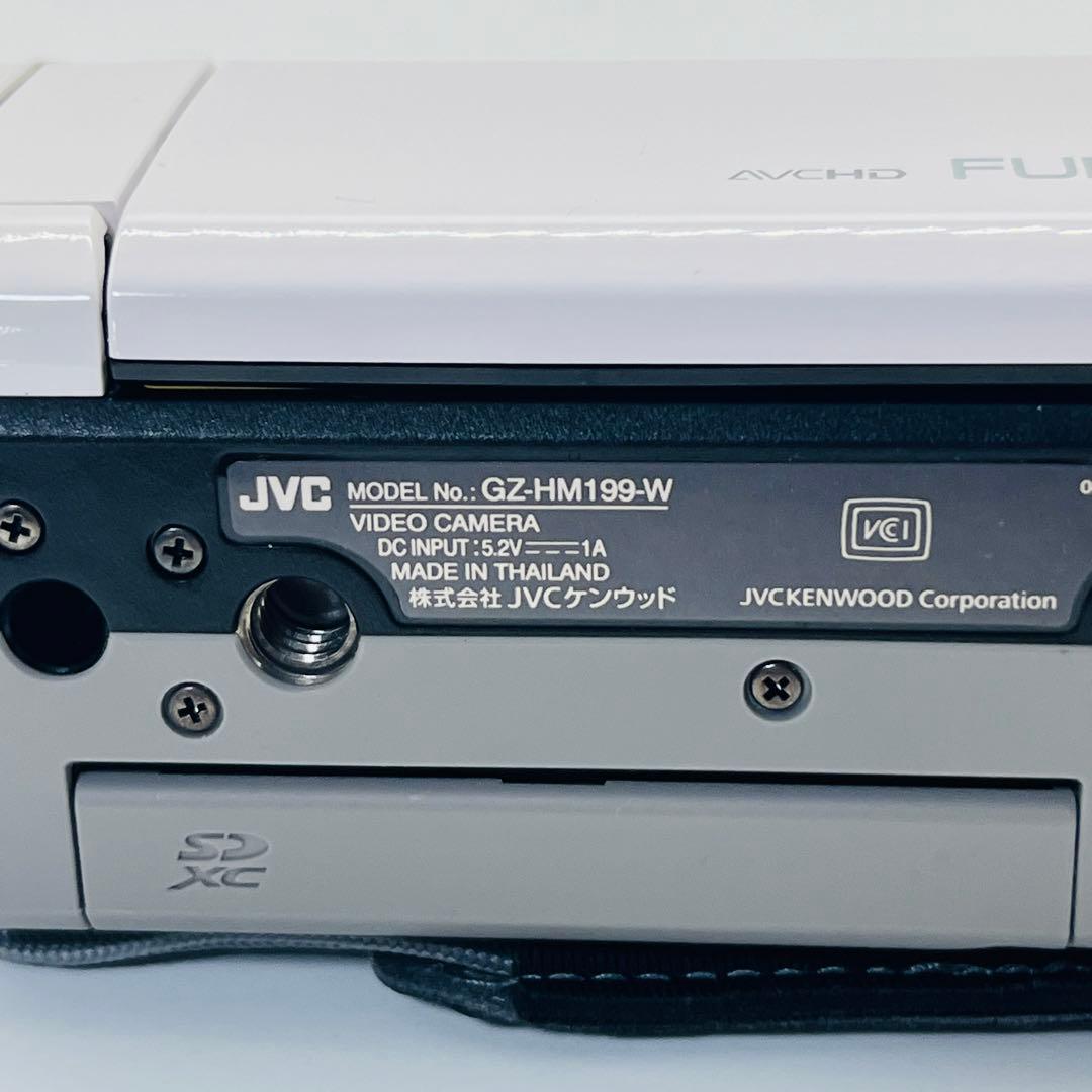極美品　GZ-HM199-W JVC ビデオカメラ　ほぼ未使用品