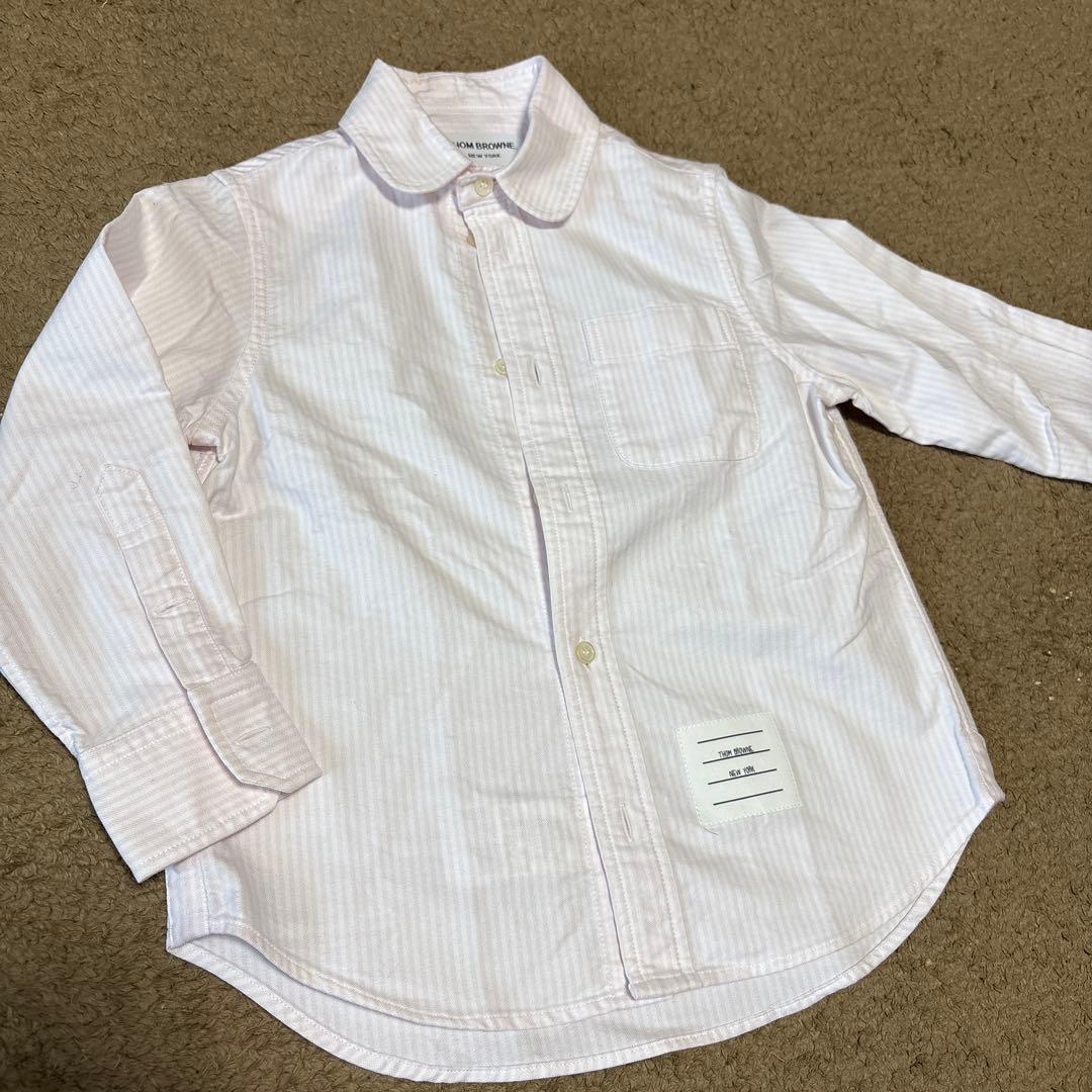 THOM BROWNE ストライプ長袖シャツ　2枚セット