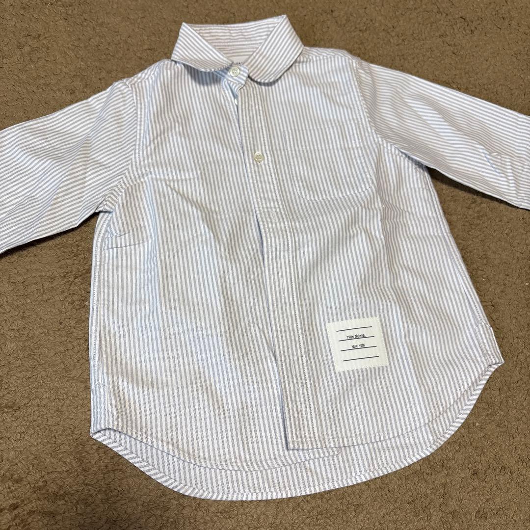 THOM BROWNE ストライプ長袖シャツ　2枚セット