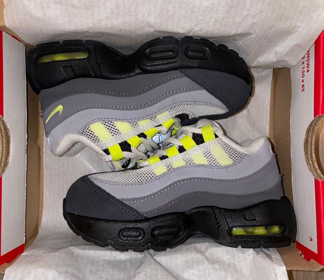 スニーカー NIKE AIRMAX 95 TD NEON 14cm