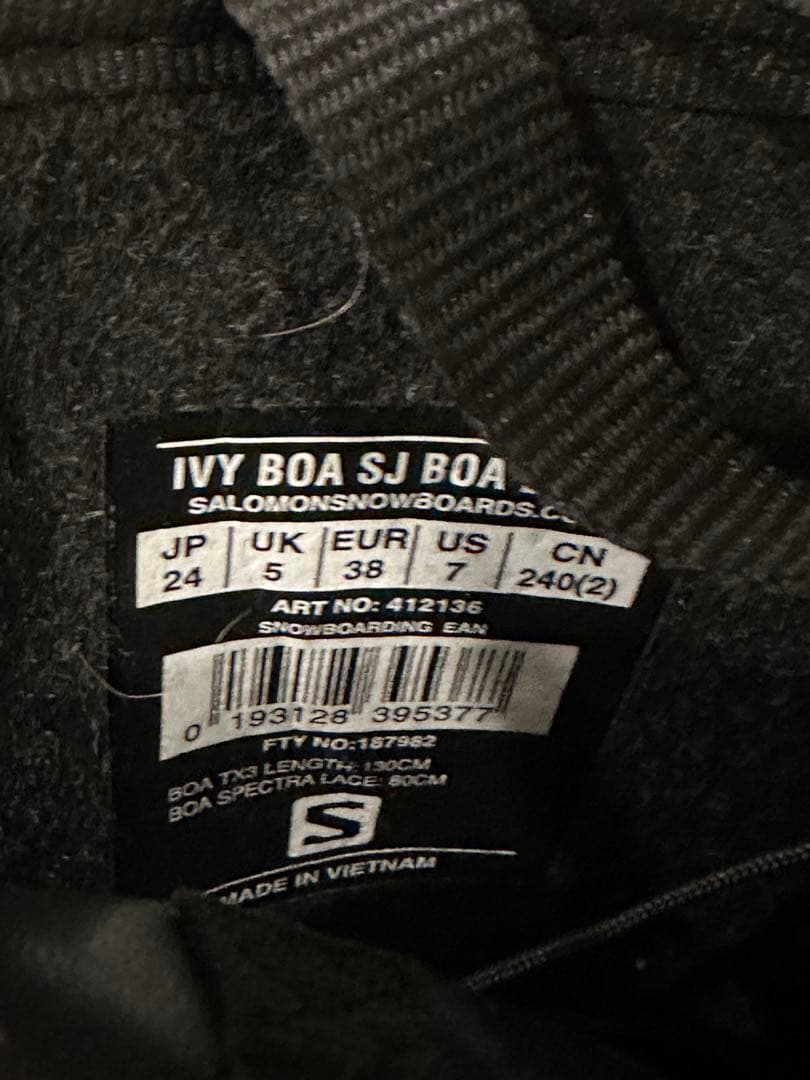 Salomon 女性用スノーボードブーツ BOAシステム