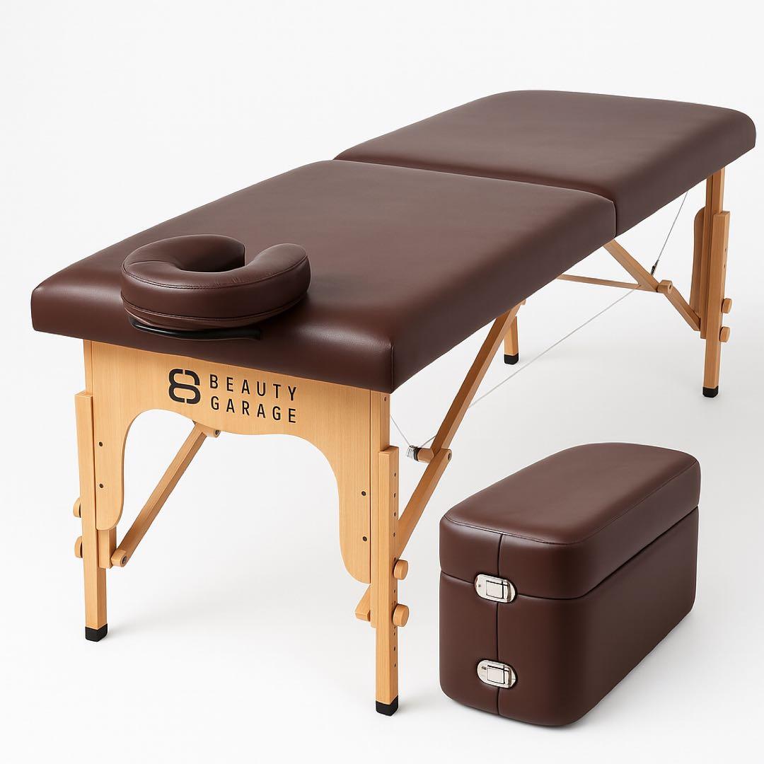 BEAUTY GARAGE 折りたたみベッド ブラウン