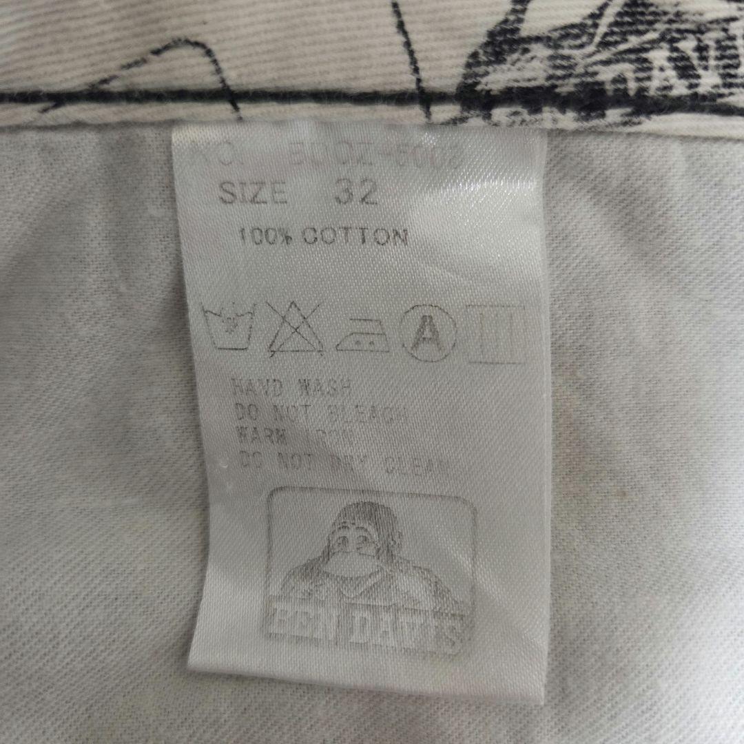 ​【鬼フェード】BEN DAVIS ゴリラカット 太畝コーデュロイ ワイドパンツ