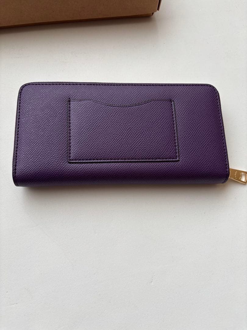 COACH パープル 長財布　新品　未使用