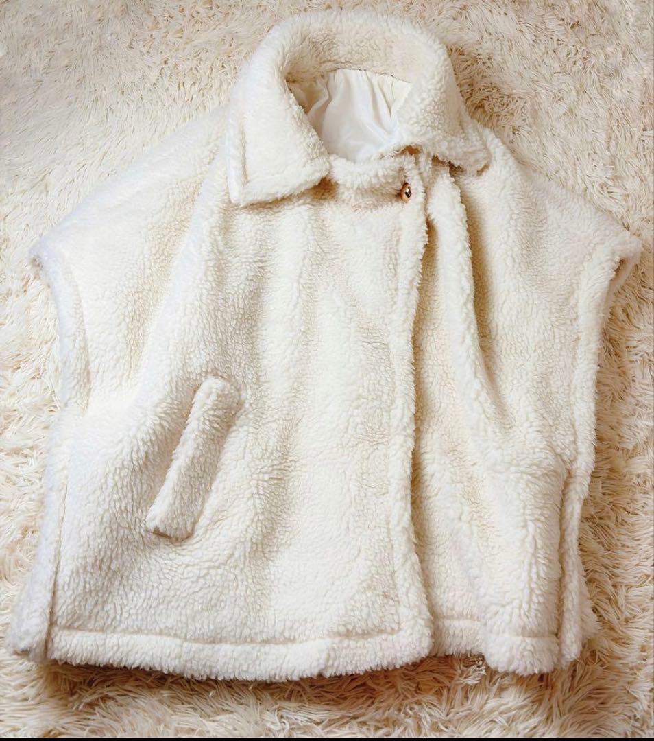 バースデーバッシュ　ポンチョコート　ボアコート