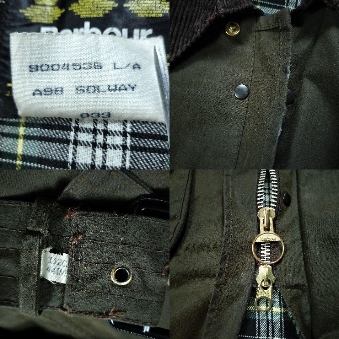 maro様売約 90s BARBOUR SOLWAY ZIPPER c44