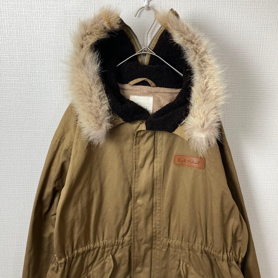 211 karl helmut モッズコート　n-2b コヨーテ　ピンクハウス