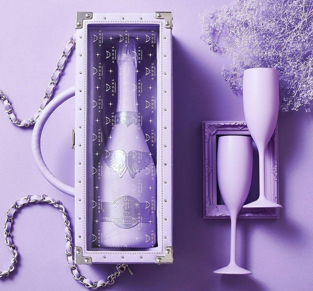 エンジェル　シャンパン　紫