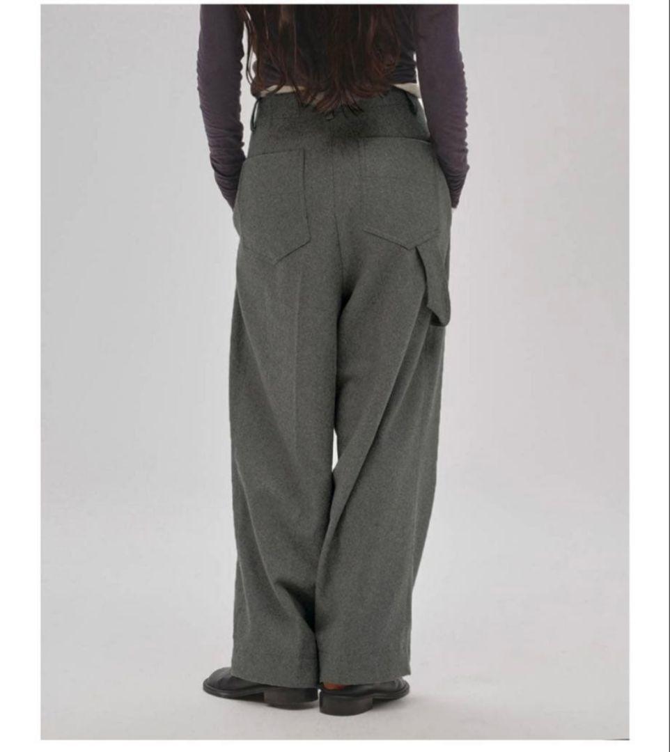 todayful Wool Painter Pants グレー 38