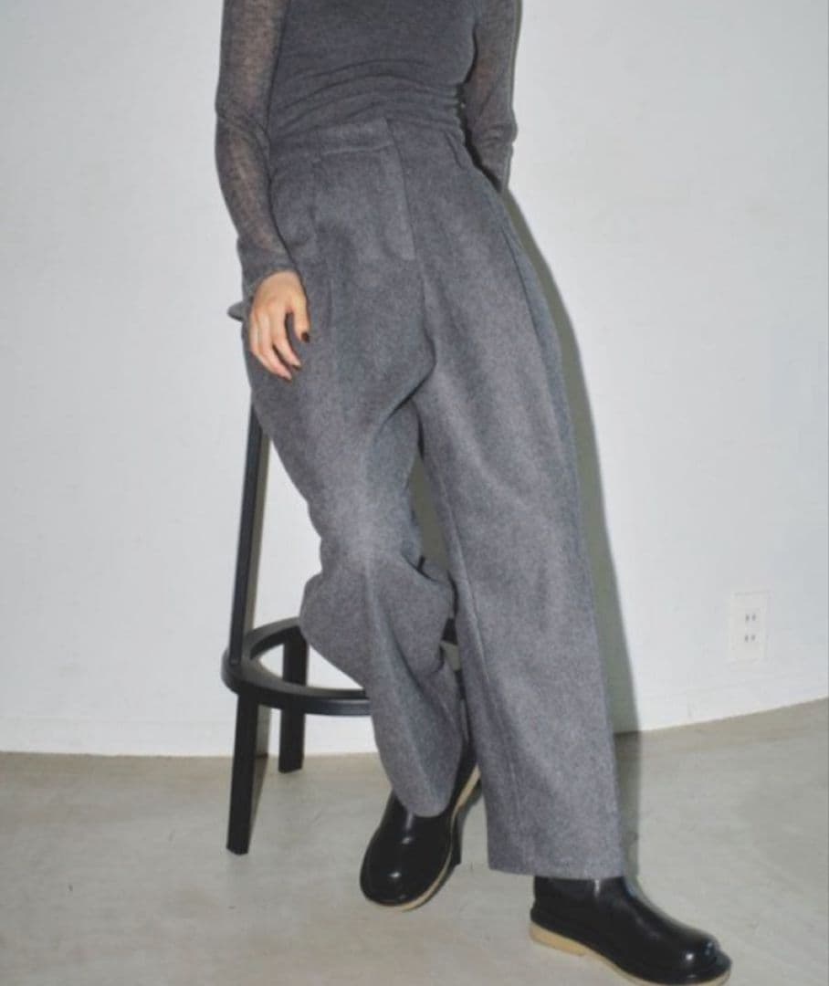 todayful Wool Painter Pants グレー 38