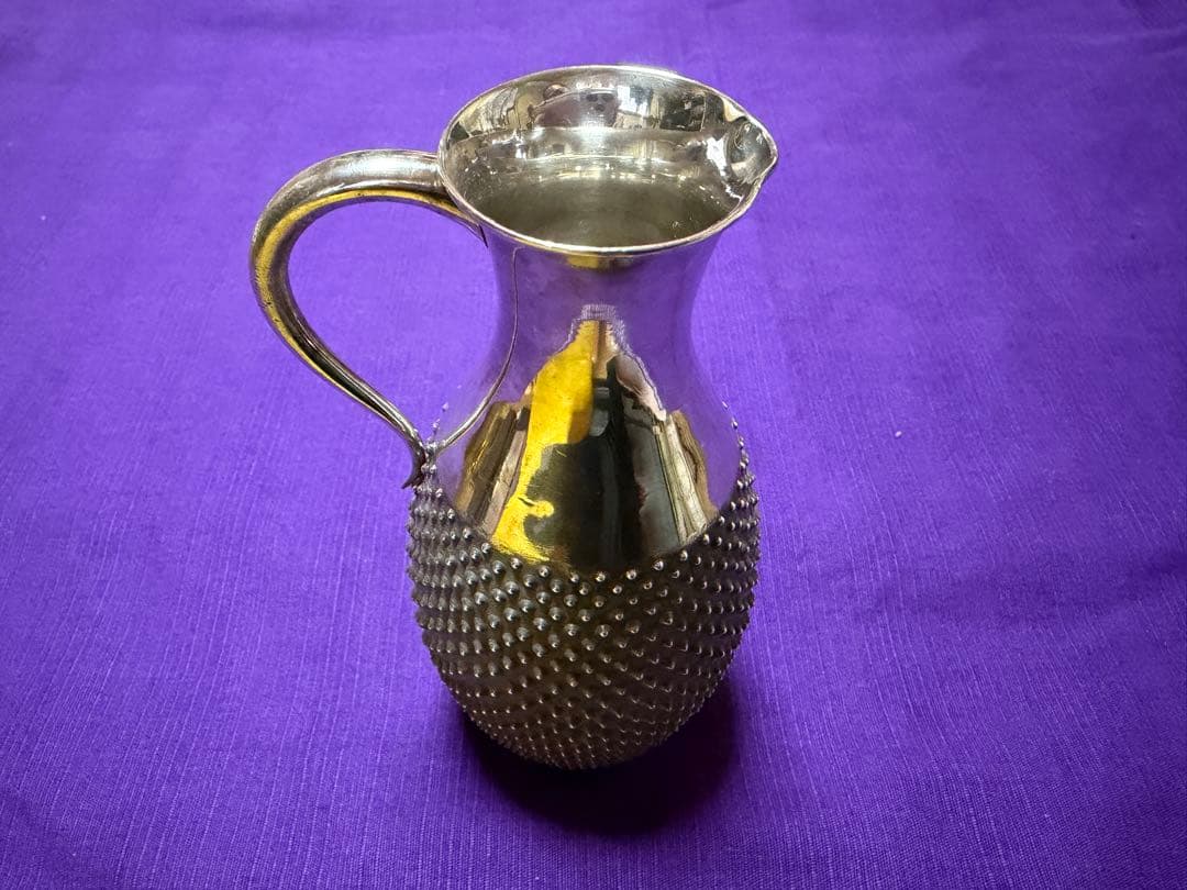 純銀　刻印　燗銚子　銚子　霰徳利　106g（ 花瓶一輪挿し酒器銀杯silver