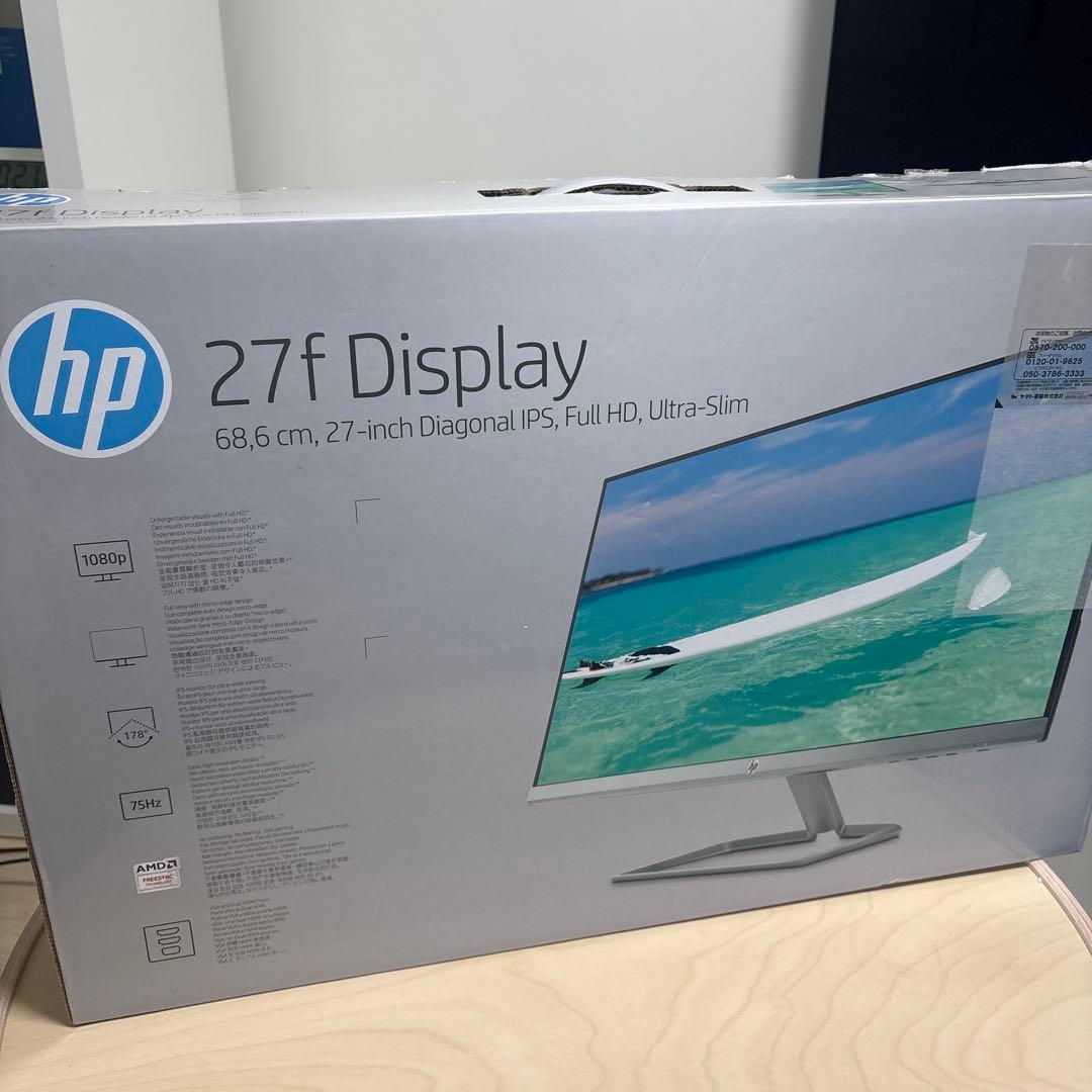 HP 27f モニター 27インチ フルHD ディスプレイ