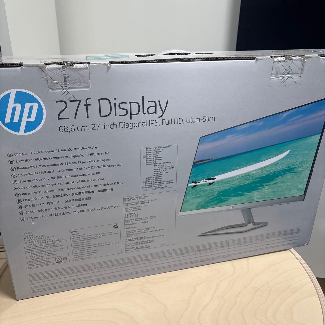 HP 27f モニター 27インチ フルHD ディスプレイ