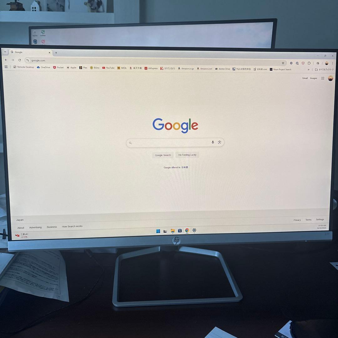 HP 27f モニター 27インチ フルHD ディスプレイ