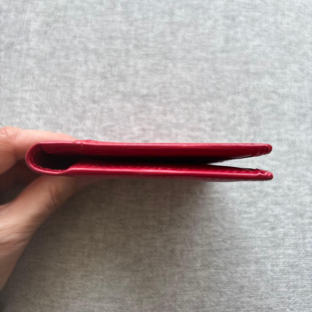 ルイ・ヴィトン　名刺入れ　エピ　赤