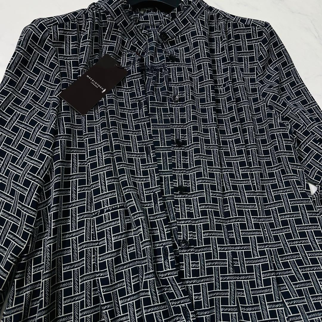 未使用　2024年 マッキントッシュロンドン 総柄プリント　ロングワンピース