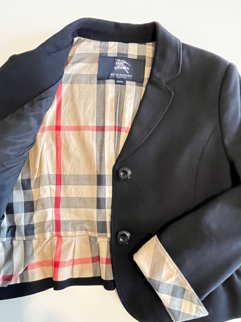 ♾️myhさま専用　卒入学式用　BURBERRY フォーマルスーツ ブラック