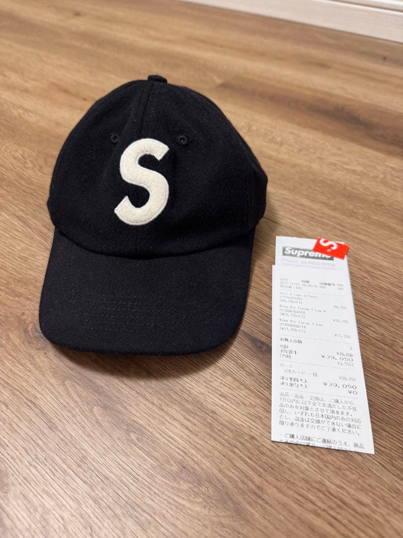 帽子 supreme Wool S Logo 6-Panel