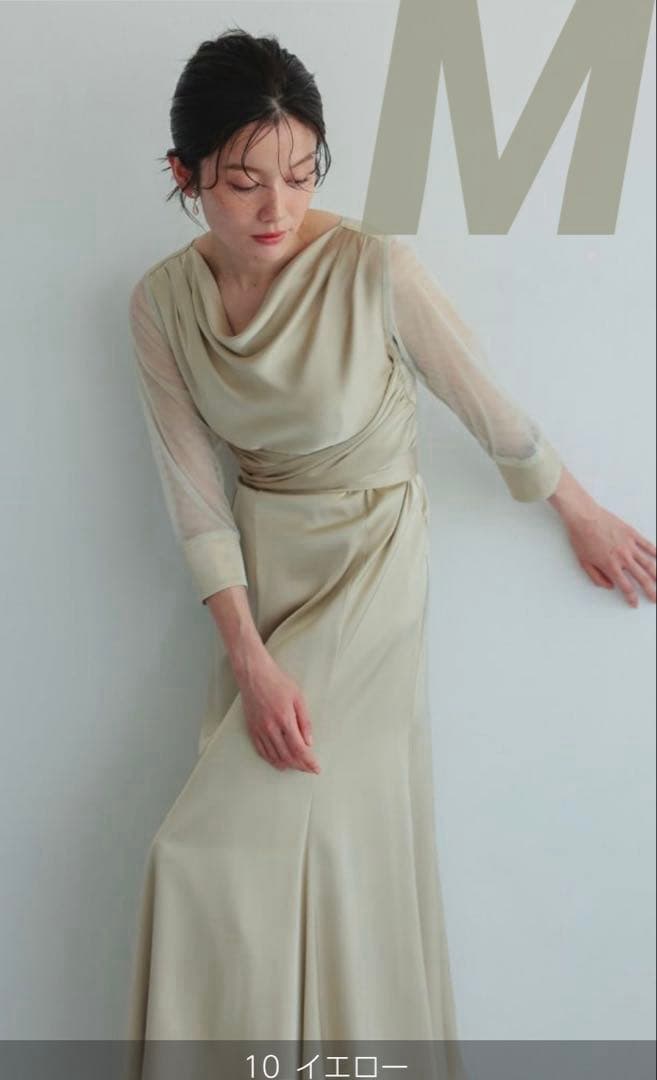 6★新品タグ付き★ドリードール　クロスドレープドレス　M