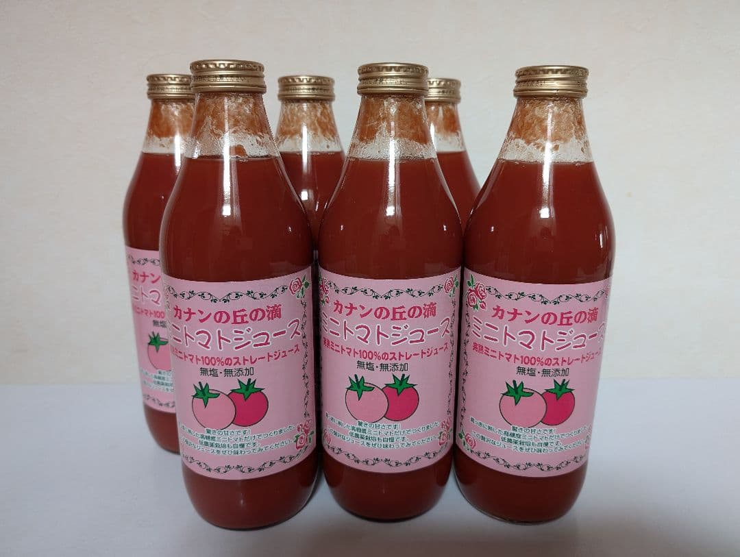 北海道　ミニトマトジュース「カナンの丘の滴」1000ml　12本セット