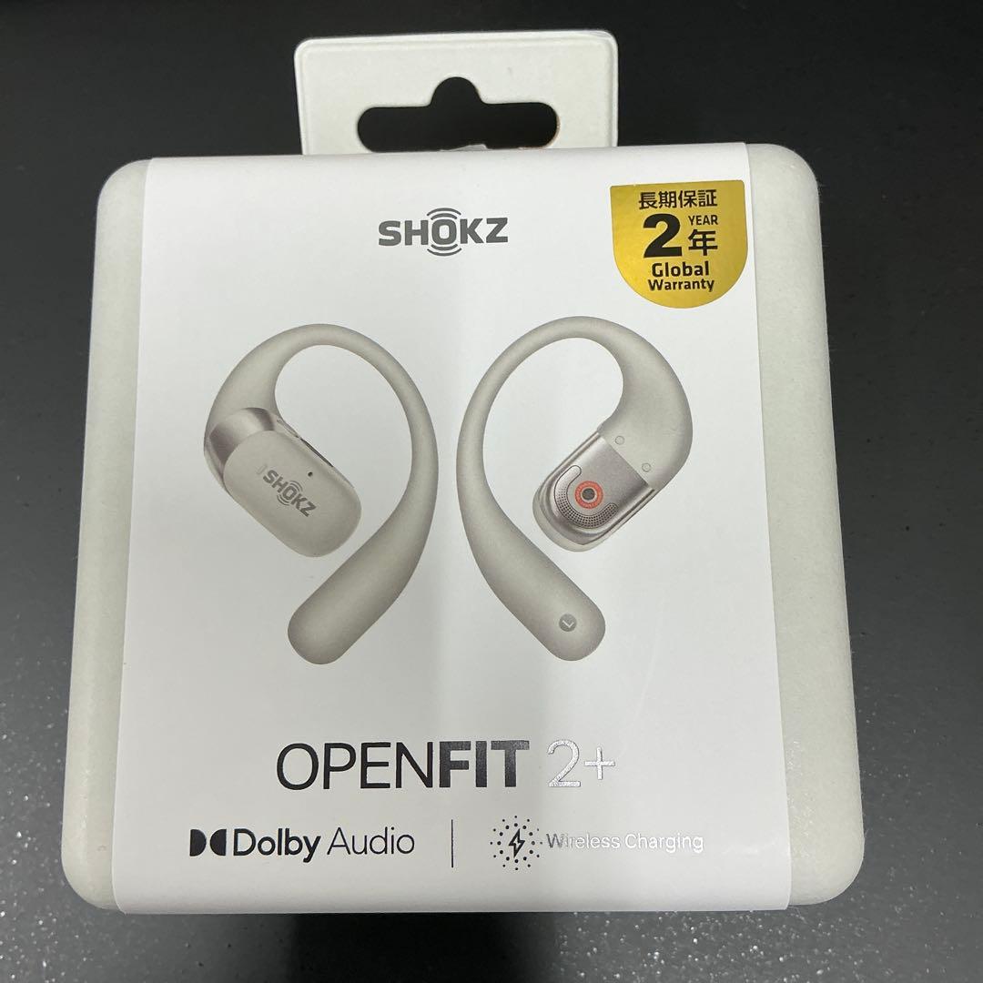 SHOKZ OPENFIT2+ グレー　新品未使用　保証書付き