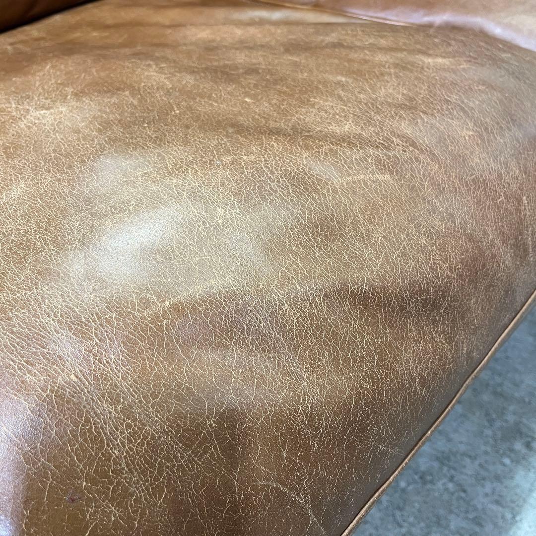 アクタス five by five 3350ソファ 総革 2人掛けワイドソファ