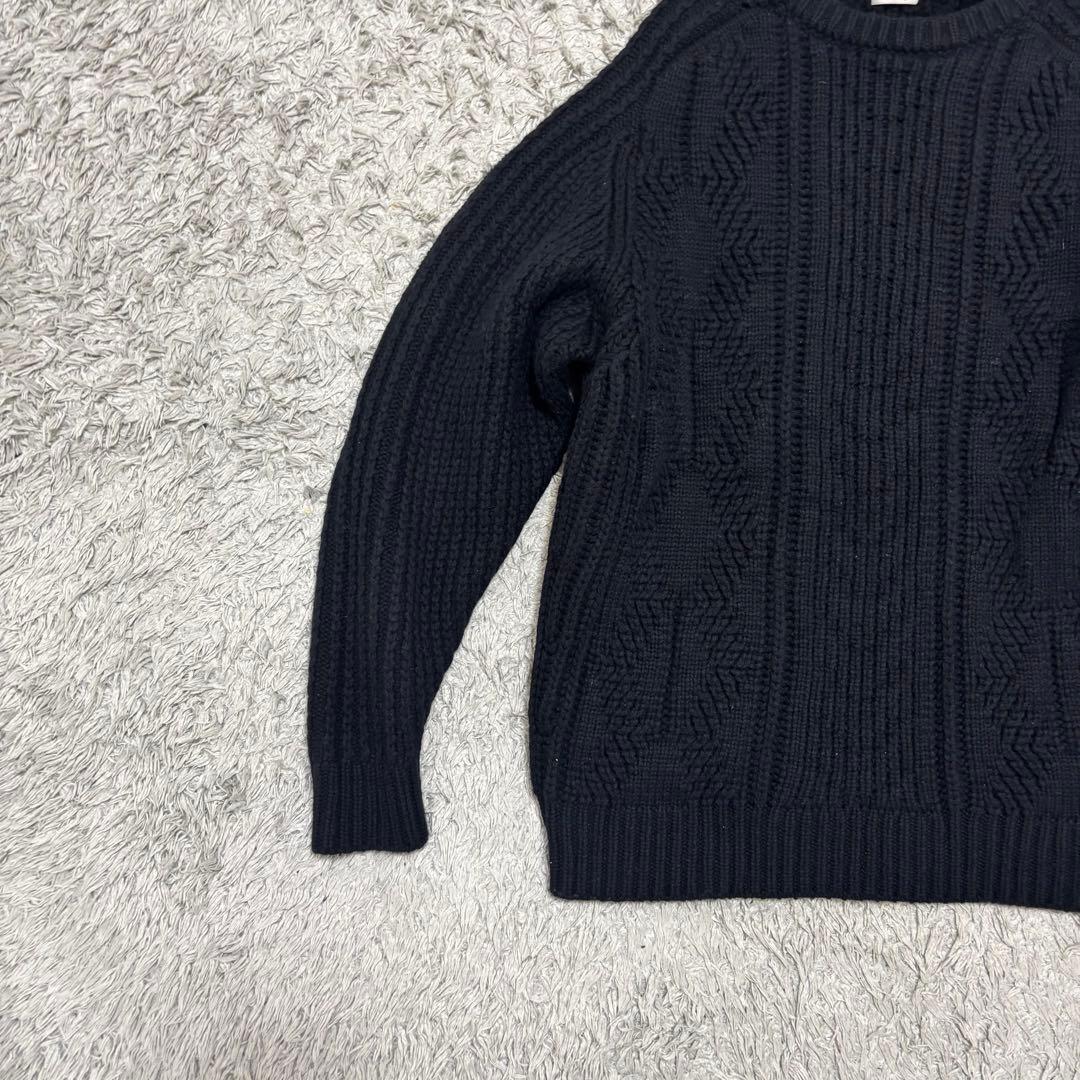 Steven Alan フィッシャーマン ニットMスティーブン•アラン ブラック