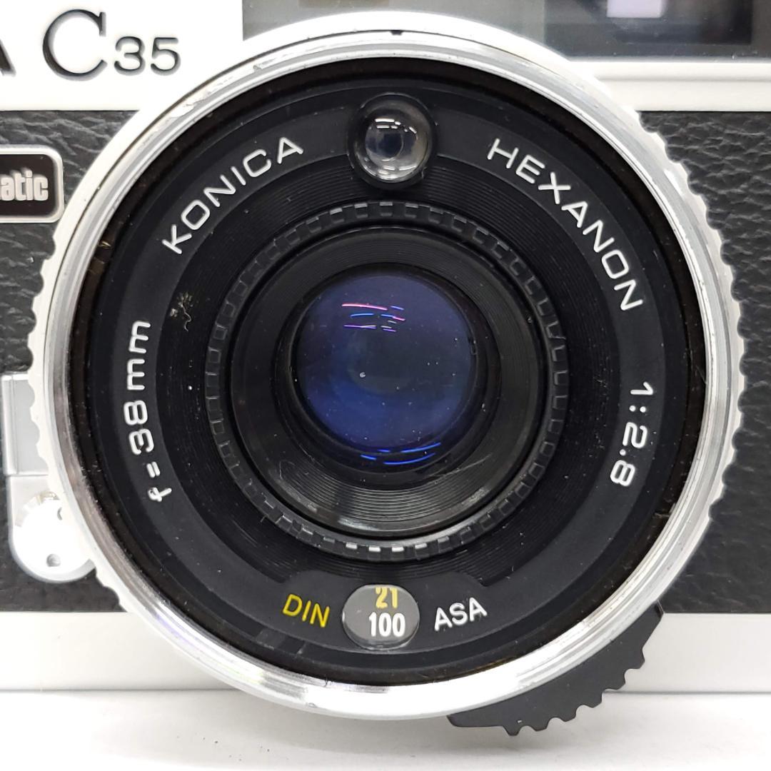 フィルムカメラ KONICA C35 Flash matic F1219-409-2v p