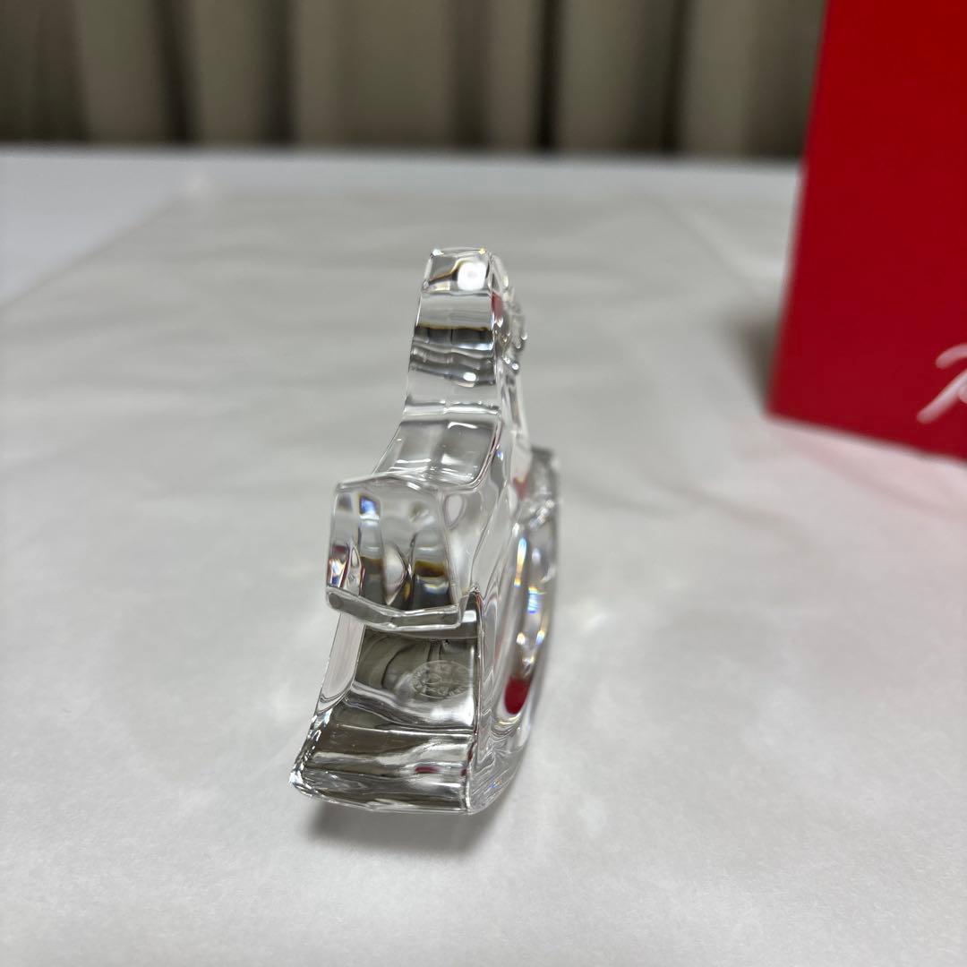 新品未使用品‼️baccarat バカラ置物　ペーパーウエイト　ロッキングホース