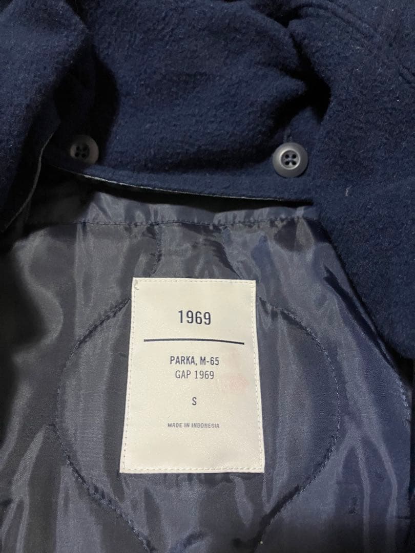 GAP M-65 フィッシュテール　インディゴ　ライナー フード 着脱可能