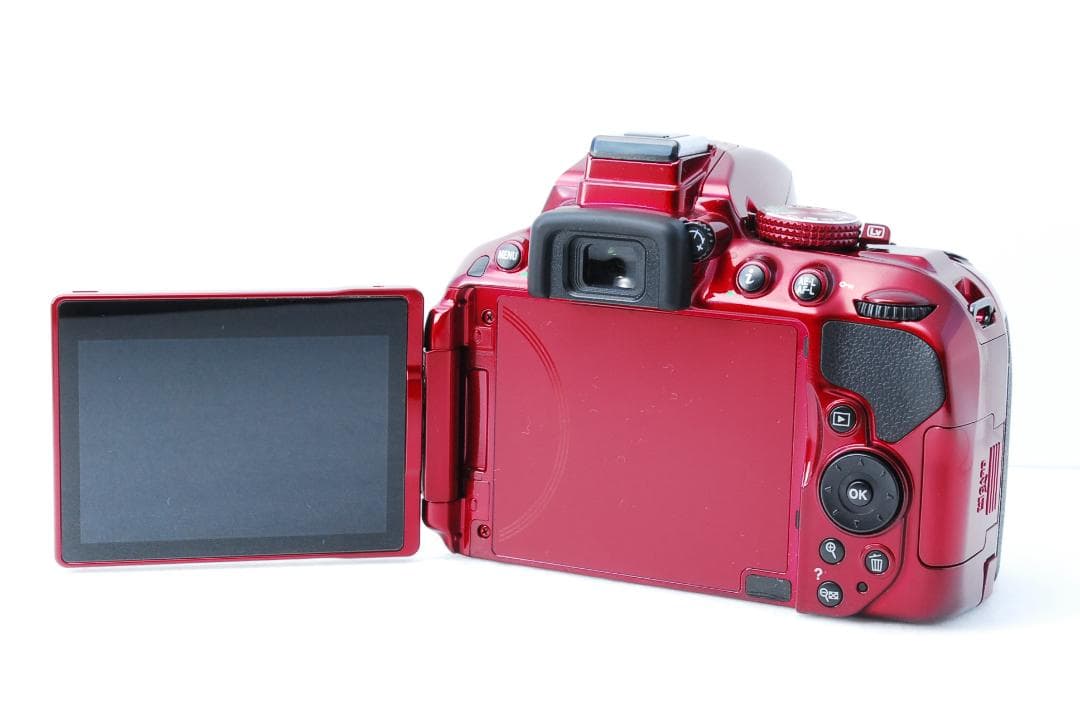 ❣️新品級 ショット数少❣️ Nikon D5300 レッド ダブルズームキット