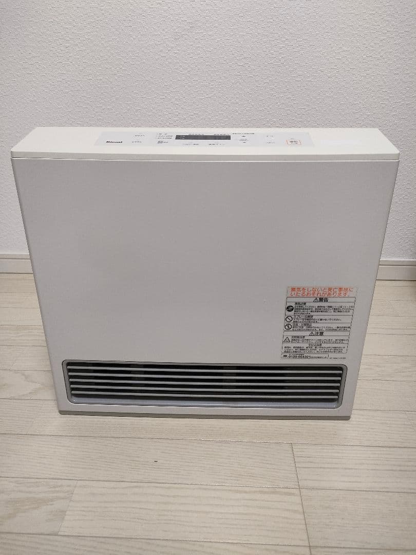 リンナイ　ガスファンヒーター　都市ガス用　2018年製