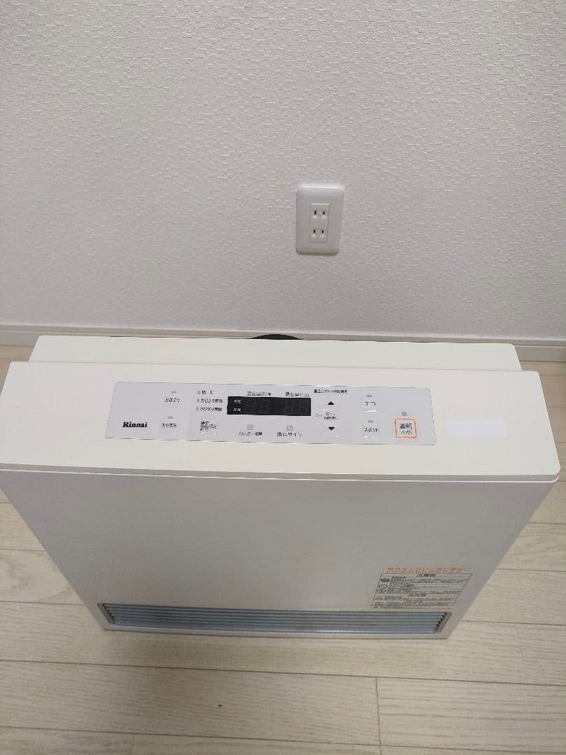 リンナイ　ガスファンヒーター　都市ガス用　2018年製