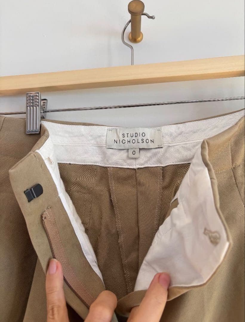 STUDIO NICHOLSON　ボリュームパンツ　サイズ0