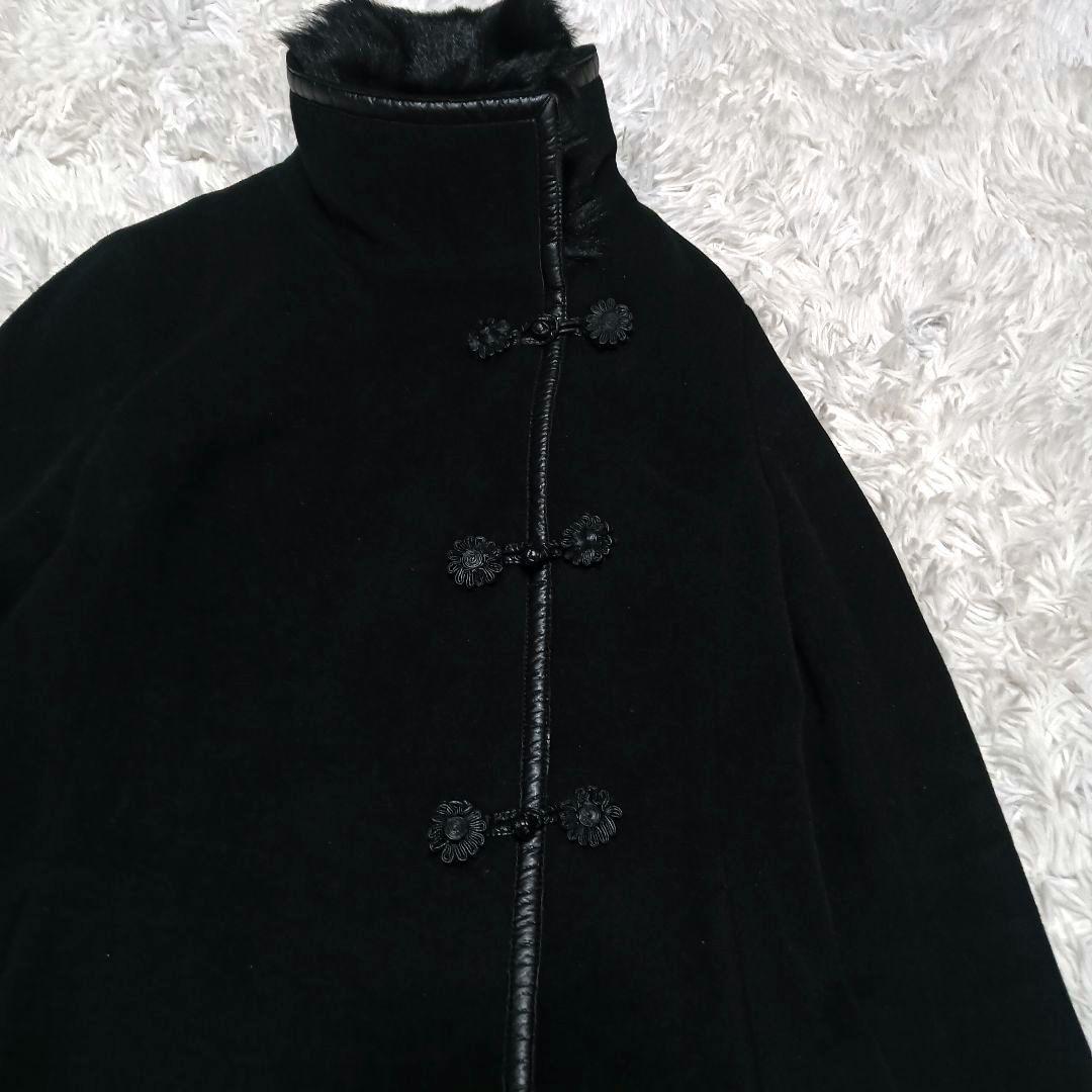 ヴィヴィアンタム　チャイナジャケット　ダッフルファー　ショートコート　アンゴラ混