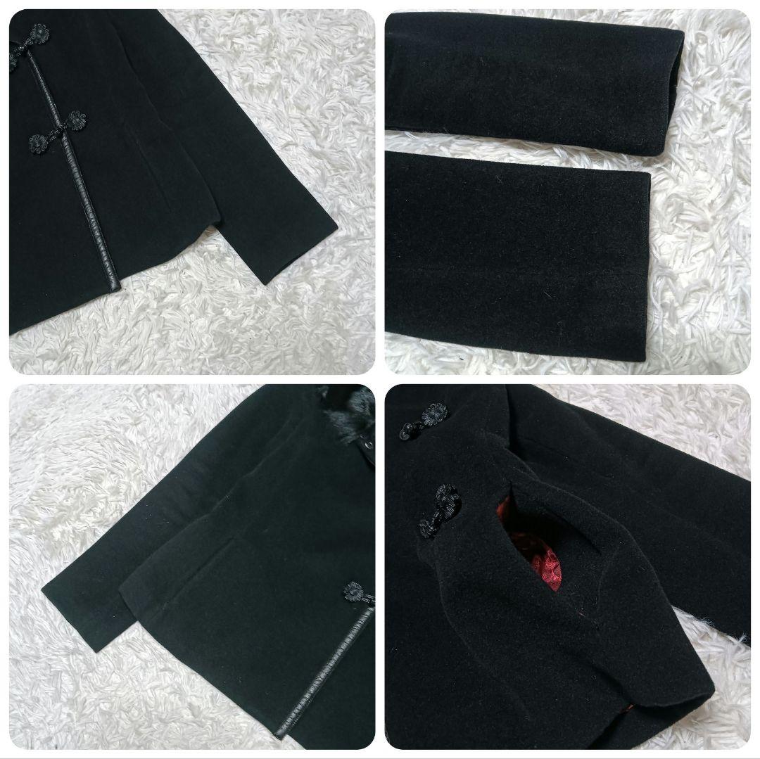 ヴィヴィアンタム　チャイナジャケット　ダッフルファー　ショートコート　アンゴラ混