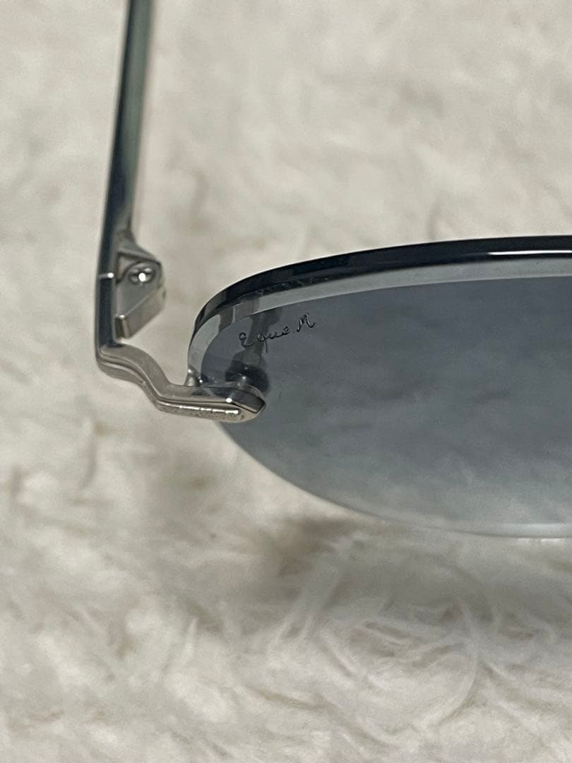 【じゅん中】Eque.M エクエム リムレス サングラスケース付き