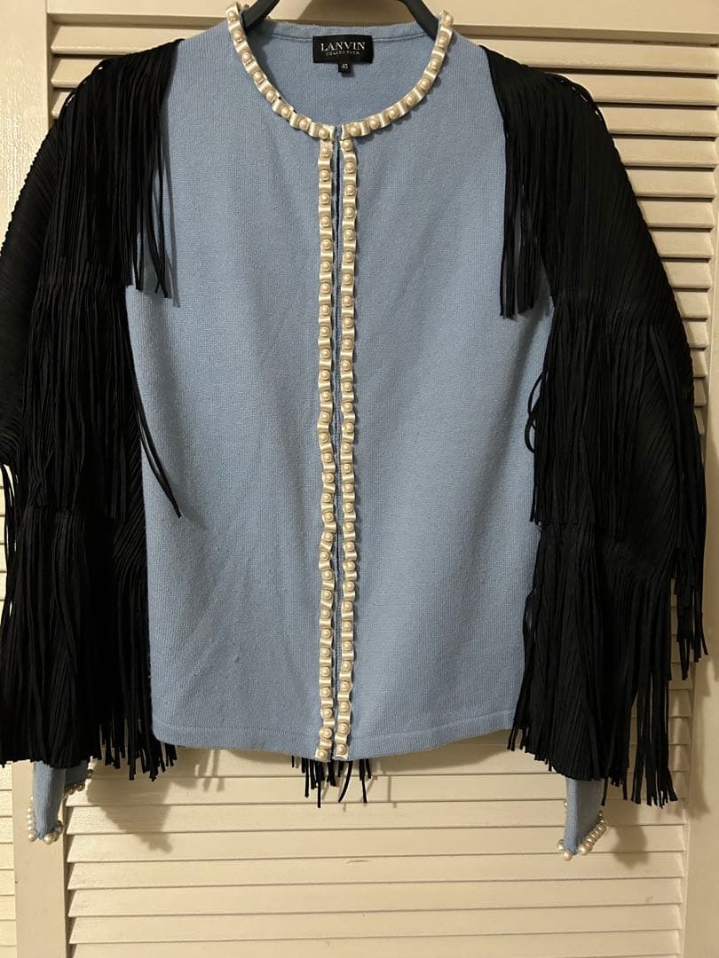 美品❤️プリーツプリーズ イッセイミヤケ フリンジボレロ