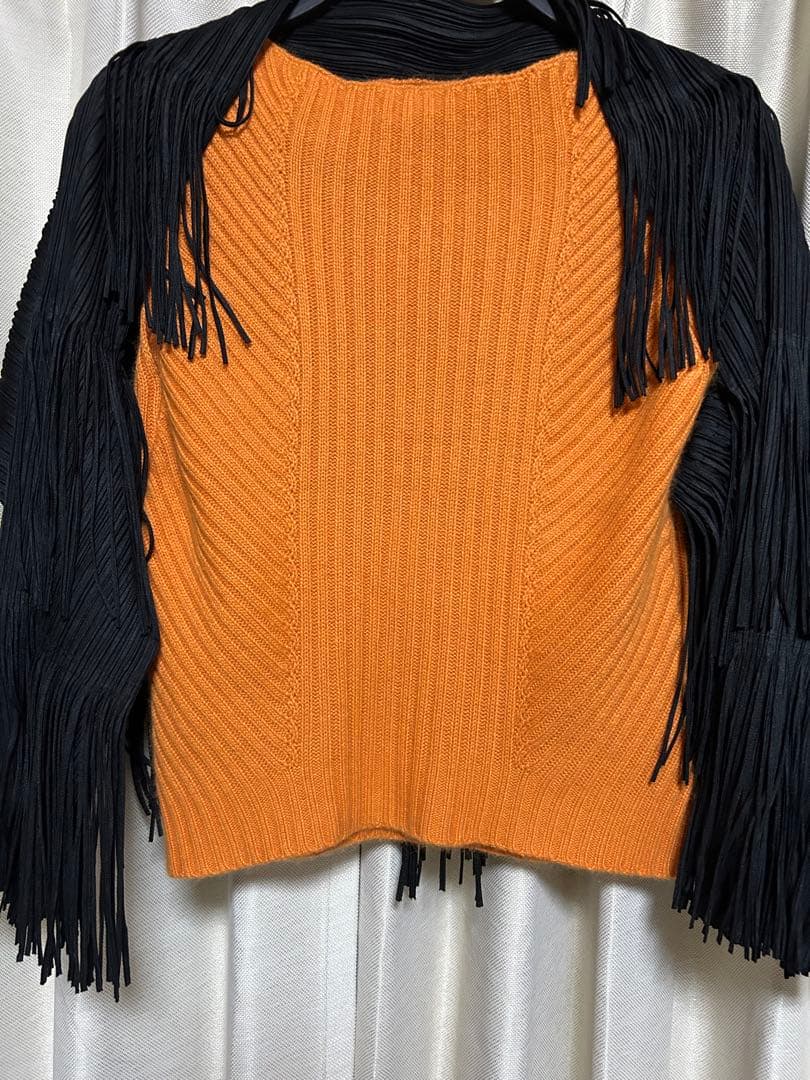 美品❤️プリーツプリーズ イッセイミヤケ フリンジボレロ