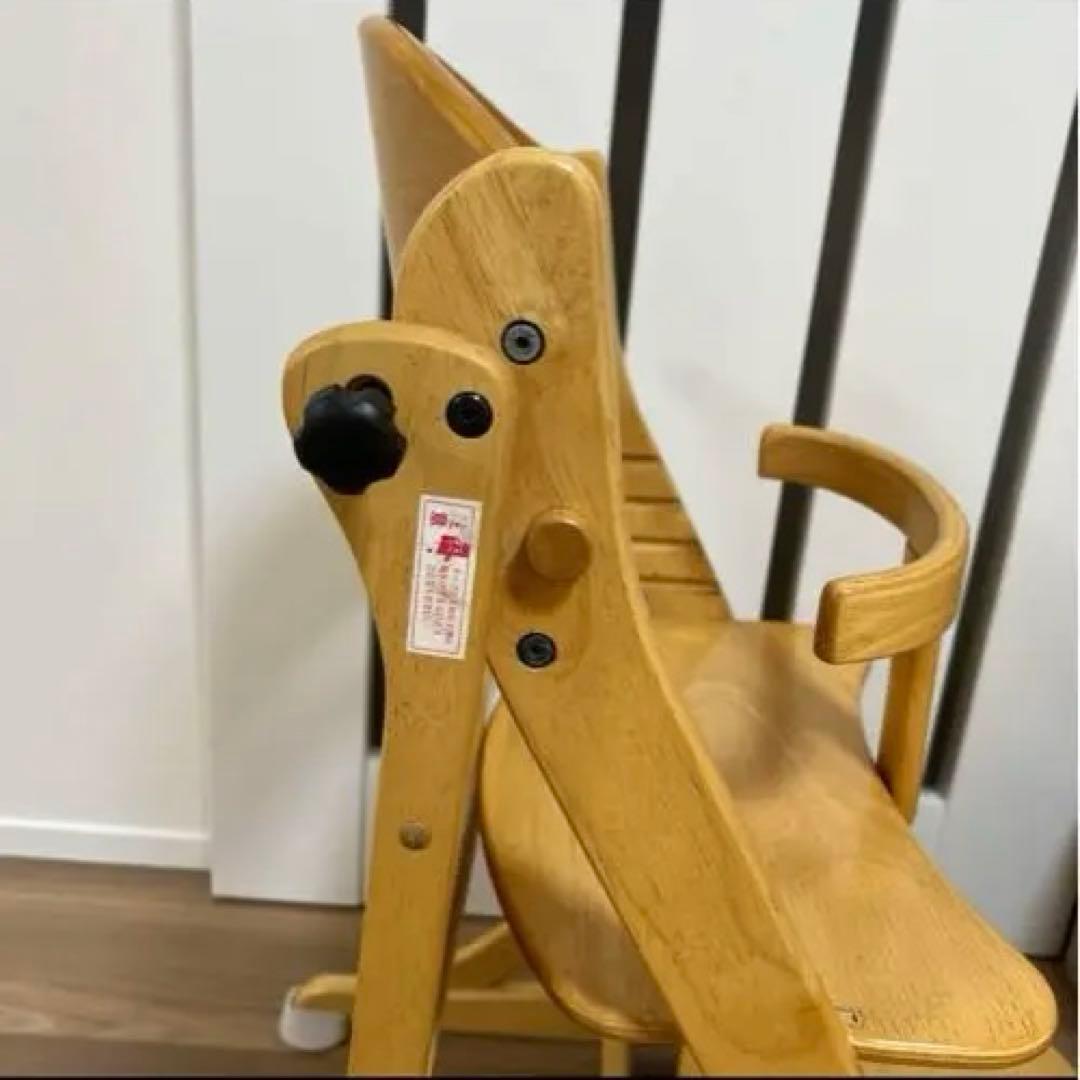 【美品】大和屋　すくすくチェアES テーブル&ガード付　ベビーチェア　ハイチェア