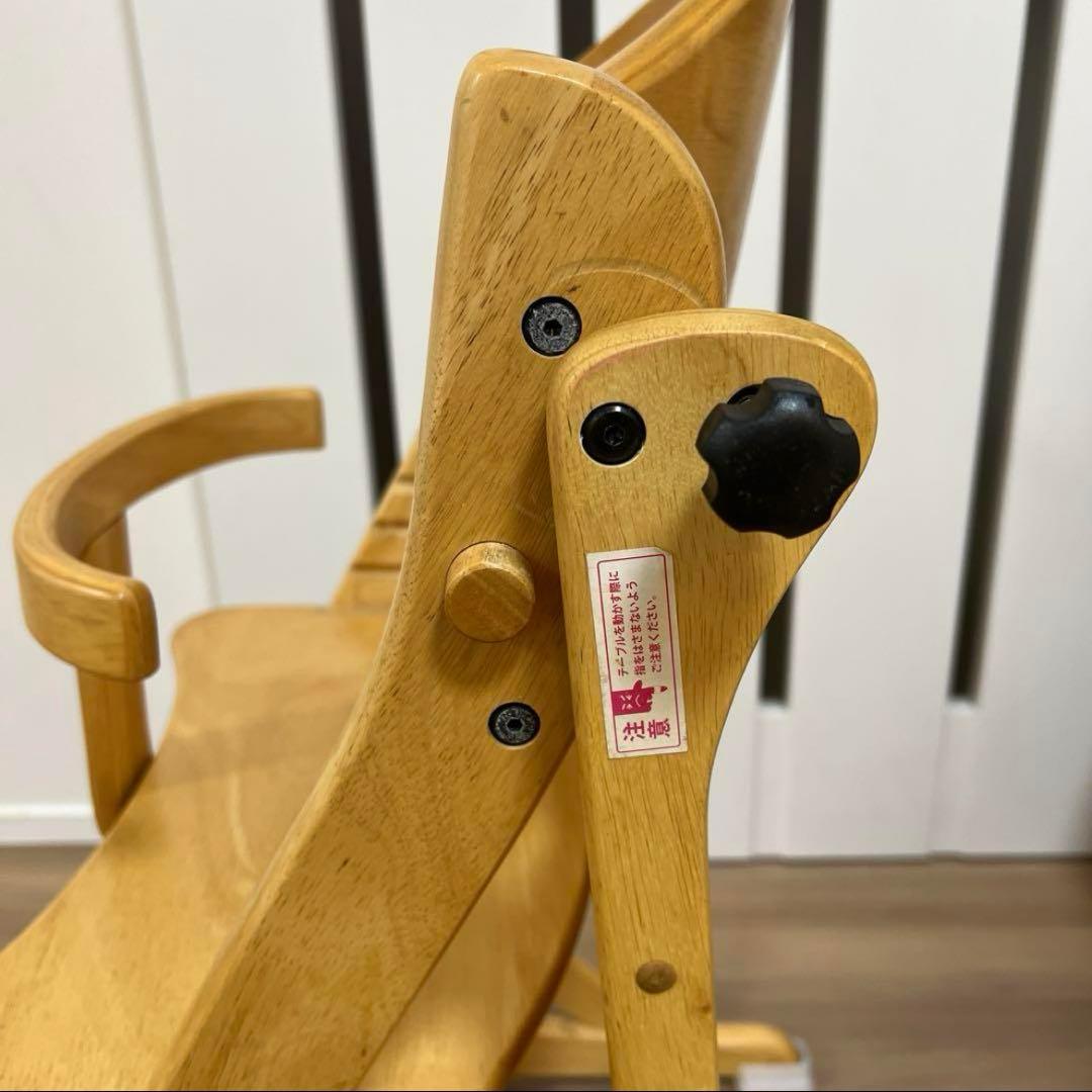 【美品】大和屋　すくすくチェアES テーブル&ガード付　ベビーチェア　ハイチェア