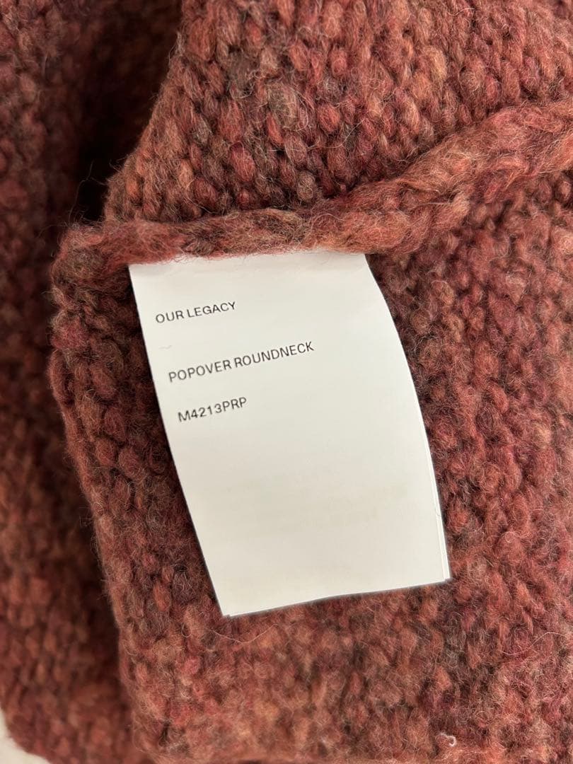 OUR LEGACY 21AW POPOVER ROUNDNECK ニット