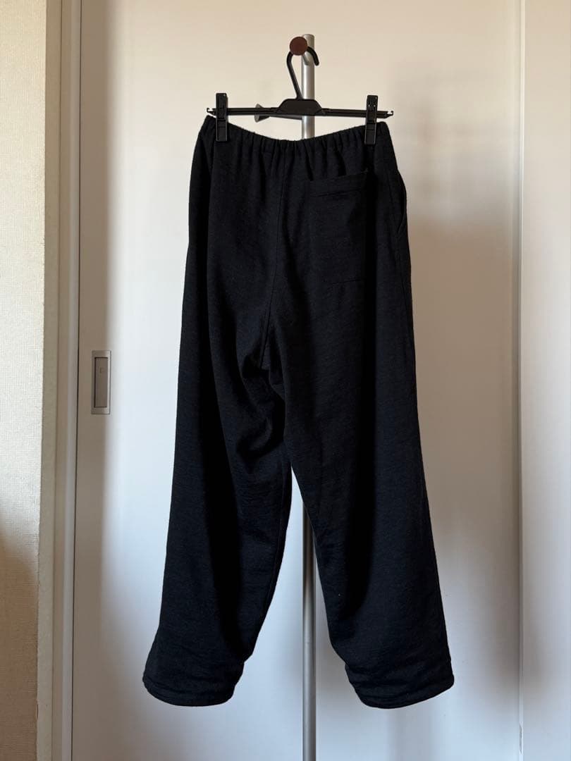 【COMOLI】25AWウールニットジャケット/テーパードパンツ セットアップ