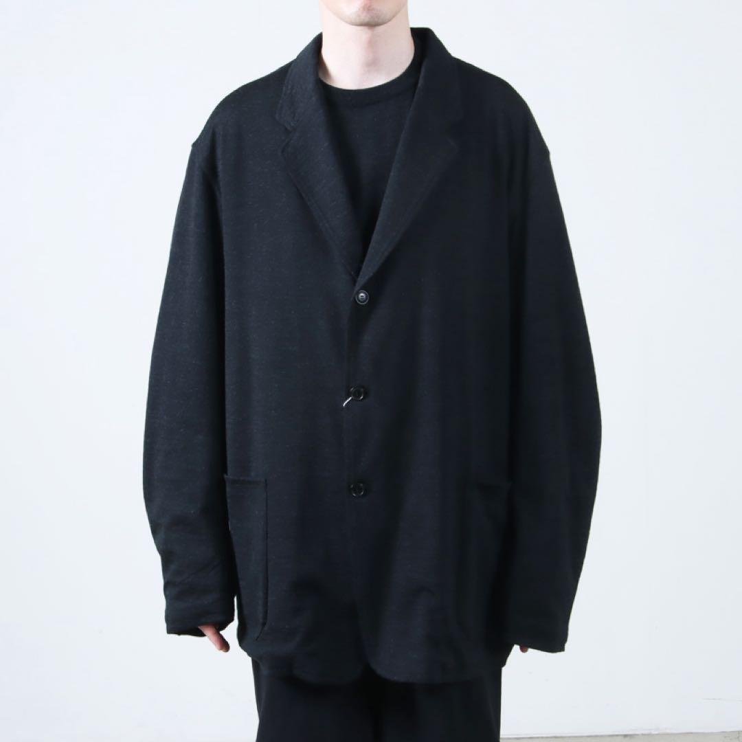 【COMOLI】25AWウールニットジャケット/テーパードパンツ セットアップ