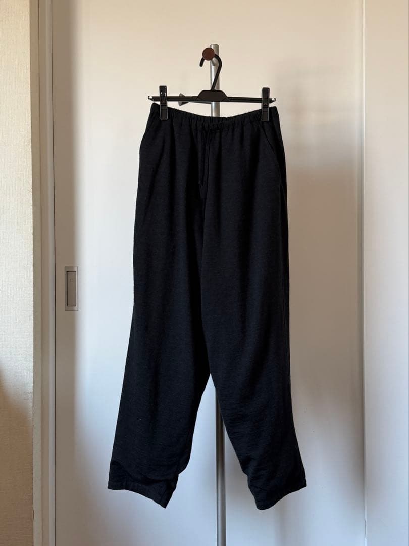 【COMOLI】25AWウールニットジャケット/テーパードパンツ セットアップ