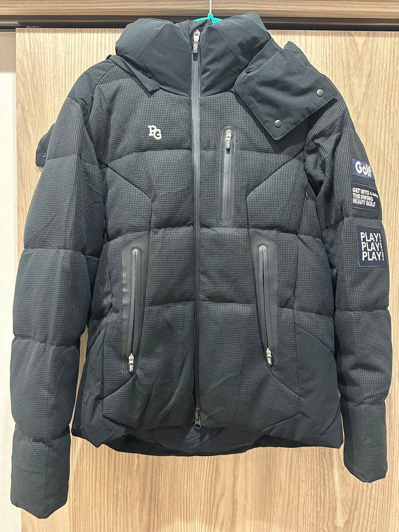 PEARLY GATES フード付きダウンコートサイズ0 ブラック